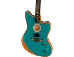 Fender Acoustasonic Jazzmaster Acoustic-electric Guitar - Ocean Turquoise image 3