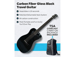 Journey OF660 Carbon Fiber Acoustic/Electric Travel Guitar image 2