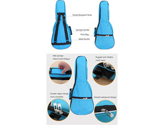 Hot Seal Ukulele Case Bag, Light Blue (21 inch) image 2