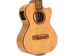 Lanikai FM-5CET 5-string A/E Tenor ukulele with cutaway image 2