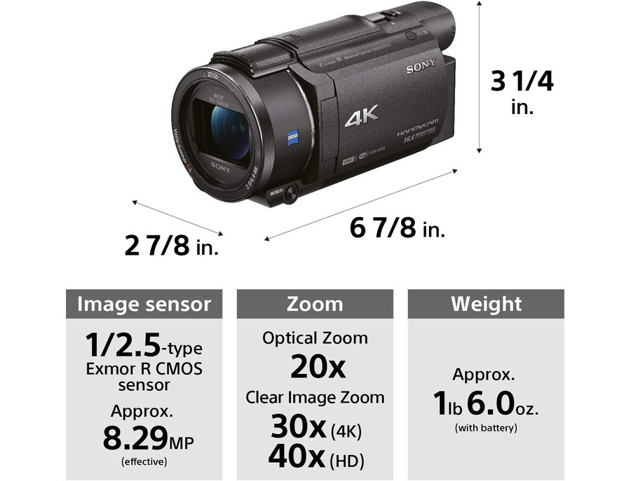 Sony FDR-AX53 4K Handycam with Exmor R CMOS sensor - What To Know ...
