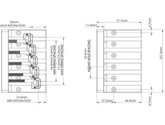Hipshot KickAss 5-String Bass Bridge image 2