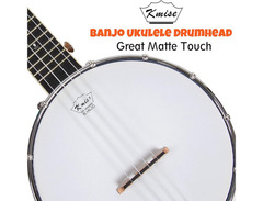 Kmise Banjolele 4 String Banjo Ukulele Concert 23 Inch MI0833 image 2