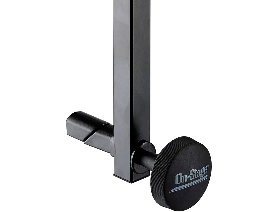 On Stage Stands MUS KSA7500 Universele 2-Tier X en Z Stijl Toetsenbordstandaard, Zwart On Stage Stands MUS KSA7500 Universele 2-Tier X en Z Stijl Toetsenbordstandaard, Zwart
