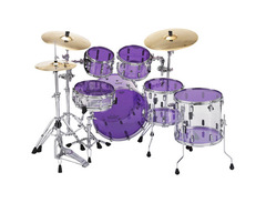 Remo Powerstroke 77 Colortone Purple Snare Drumhead - 14 inch image 3