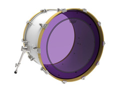 Remo Powerstroke P3 Colortone Purple Bass Drumhead - 22 inch image 2
