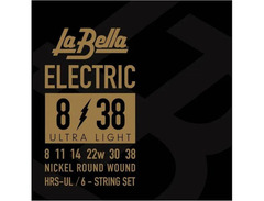 La Bella HRS-UL Electric Guitar Strings - .008-.038 Ultra Light image 4