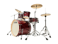 Tama Superstar Classic CL52KS 5-piece Shell Pack with Snare Drum - Gloss Garnet Lacebark Pine image 3