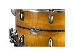 Tama Star Reserve Bubinga/Maple Snare Drum - 8 x 15 inch - Caramel Olive Ash Burst image 2