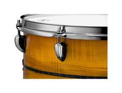 Tama Star Reserve Bubinga/Maple Snare Drum - 8 x 15 inch - Caramel Olive Ash Burst image 4