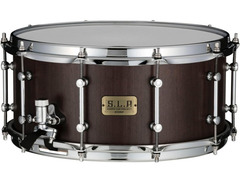 Tama S.L.P. G-Walnut Snare Drum - 6.5 x 14 inch - Matte Black Walnut image 2