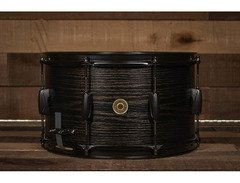 Tama Woodworks Snare Drum - 8 x 14 inch - Black Oak Wrap image 3