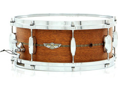 Tama Star Solid Mahogany Snare Drum - 6 x 14 inch - Oiled Natural Mahogany image 2