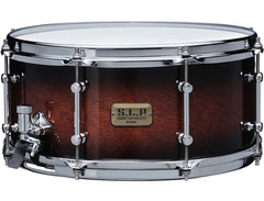 Tama S.L.P. Dynamic Kapur Snare Drum - 6.5 x 14 inch - Black Kapur Burst image 2