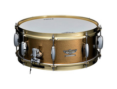 Tama Star Reserve Hand Hammered Brass Snare Drum - 5.5 x 14 inch image 2