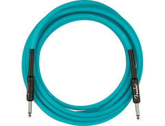 Fender 0990818108 Professional Series Glow in the Dark Blue Instrument Cable - 18.6 Feet image 2