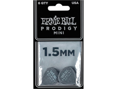 Ernie Ball Prodigy Guitar Picks 1.5 mm Black Mini 6-Pack image 2