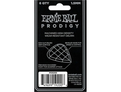 Ernie Ball Prodigy Guitar Picks 1.5 mm Black Mini 6-Pack image 3