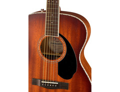 Fender Paramount PO-220E All Mahogany Orchestra Acoustic-electric Guitar - Aged Cognac Burst image 4
