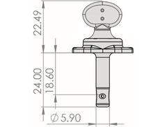 Graph Tech PRU-4004-BK Ratio Ukulele Rear Mount Tuning Machines image 4