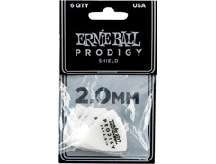 Ernie Ball Prodigy Guitar Picks 2.0 mm White Shield 6-Pack image 3