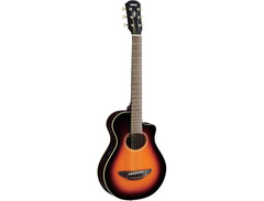 Yamaha Apxt2 3/4 Thinline Acoustic-Electric Cutaway Guitar Old Violin Sunburst image 3