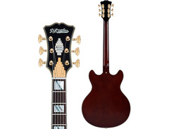 D'angelico Excel Dc Xt Semi-Hollow Electric Guitar With Stopbar Tailpiece image 2