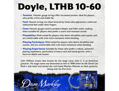 Dean Markley 2504-DO Doyle Annihilators Electric Guitar Strings - .010-.060 image 4