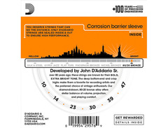 D'Addario EJ10-3D Bronze Extra Light Acoustic Guitar Strings, 10-47 (3) image 2