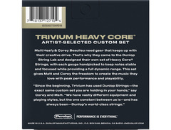 Dunlop TVMN1052 Heavy Core Trivium Electric Guitar Strings - .010-.052 image 2
