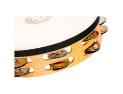 Meinl Percussion Recording-Combo Wood Tambourine - Double Row with Head image 3