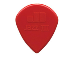 Dunlop Jazz III XL Nylon 1.38mm Guitar Picks - Red image 2