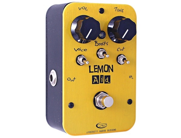 ギター J.ROCKETT AUDIO DESIGNS LEMON Aid J Rockett Audio Designs Lemon Aid — Boost Pedal | Equipboard