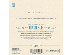 D'Addario EJ88T Nyltech Natural Nylon Tenor Ukulele Strings image 2