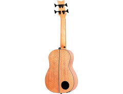 Ortega Lizard Series LIZZY-BS-GB-L Left-Handed Uke Bass Mahogany image 2