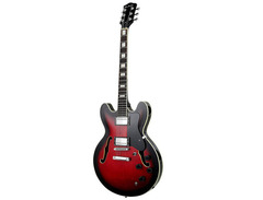 Glen Burton GE355RDS "Memphis" Semi Hollow Body Electric Guitar image 2