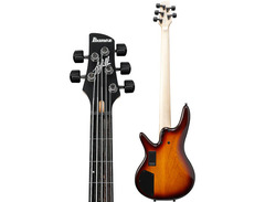 Ibanez Gary Willis Signature GWB205 Fretless Bass Guitar - Tequila Sunrise Flat image 4