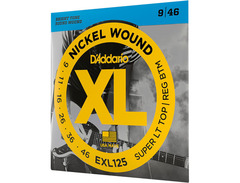 D'Addario EXL125 XL Nickel Wound Electric Guitar Strings - .009-.046 Super Light Top/Regular Bottom image 3