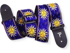 Perri's Jacquard Guitar Strap Blue Suns image 2