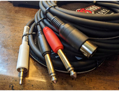 Pig Hog 1/4" 1/4" Dual Cable 3 Ft. image 2