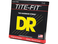 DR Strings LT-9 Tite-Fit Compression Wound Electric Guitar Strings - .009-.042 Light image 3