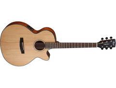 Cort Sfx-Ens Series Cutaway Acoustic-Electric Guitar Natural Satin image 3