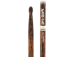 Promark Classic Forward 747 FireGrain Drumsticks - Hickory -5A - Wood Tip image 2