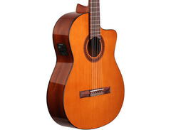 Cordoba C5-CE Nylon String Acoustic-Electric Guitar - Cedar image 2