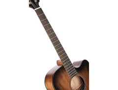 Cort Core Series Solid Mahogany Dreadnought Cutaway Guitar Black Burst image 3