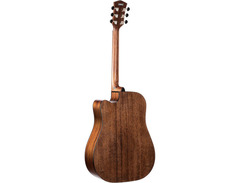 Cort Core Series Solid Mahogany Dreadnought Cutaway Guitar Black Burst image 4