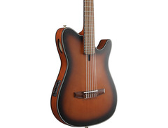 Ibanez FRH10NBSF Thinline Nylon Acoustic-electric Guitar image 3