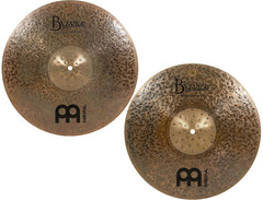Meinl Cymbals 15 inch Byzance Big Apple Dark Hi-hat Cymbals image 2