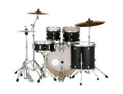 Pearl Export EXX728DB/C 8-piece Double Bass Drum Set with Snare Drum