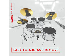 Evans SoundOff Complete Standard Set Drum and Cymbal Mutes image 4